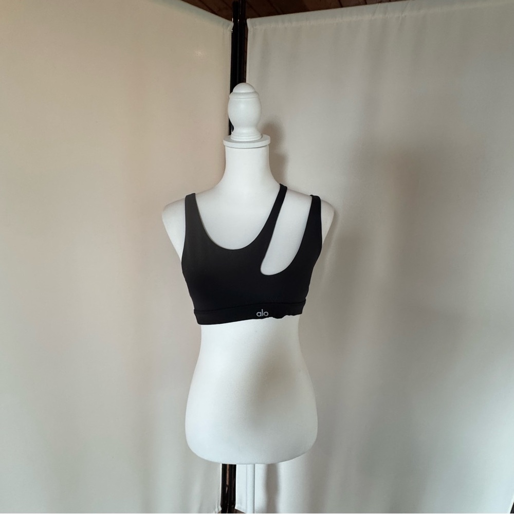 ALO Yoga Charcoal Sports Bra